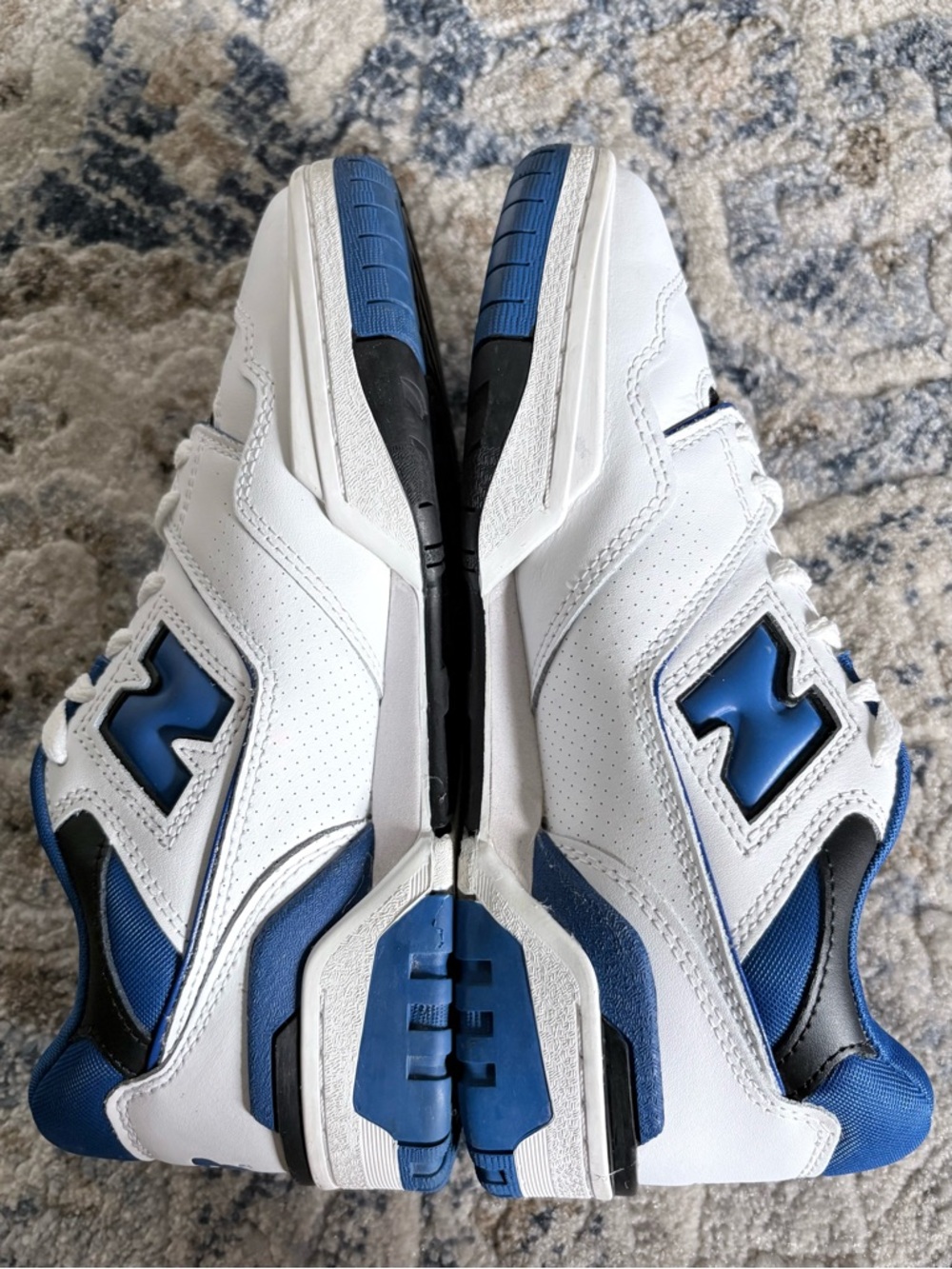 New Balance 550 White Team Royal Blue Sneakers Men 6.5 Women 8 - Picture 7 of 10